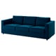 VIMLE 3-seat sofa-bed, Djuparp dark green-blue