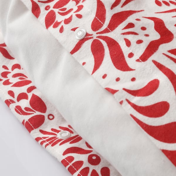 Buy Vinter 2019 Quilt Cover And 2 Pillowcases White Red Online