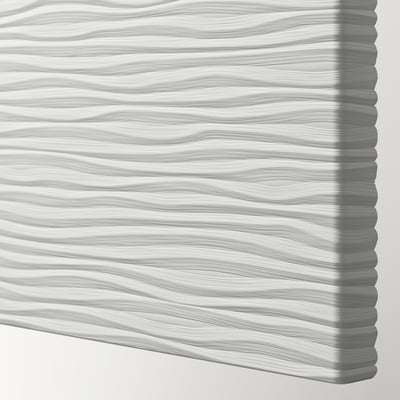 VINTERBRO Door with hinges, white, 50x229 cm