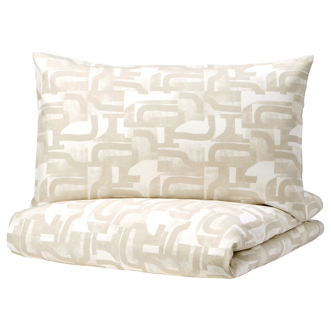 Buy Vinterjasmin Quilt Cover And 2 Pillowcases White Beige