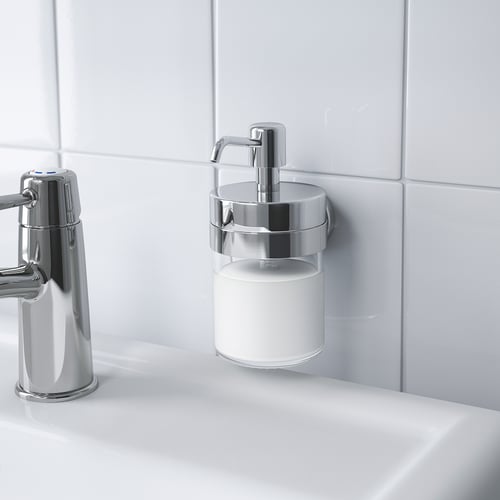 VOXNAN Soap dispenser holder, chrome effect IKEA