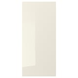 VOXTORP Cover panel, high-gloss light beige, 39x86 cm