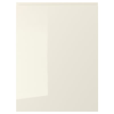 VOXTORP Door, high-gloss light beige, 60x80 cm