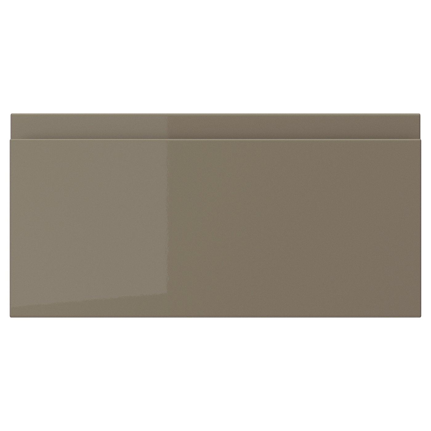 IKEA VOXTORP Drawer Front 40x20 cm High-gloss dark grey-brown