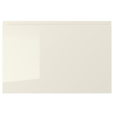 VOXTORP Drawer front, high-gloss light beige, 60x40 cm