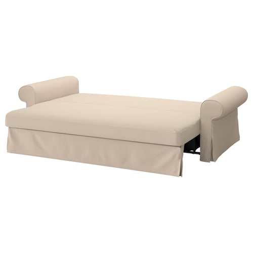VRETSTORP 3seat sofabed, Hallarp beige IKEA