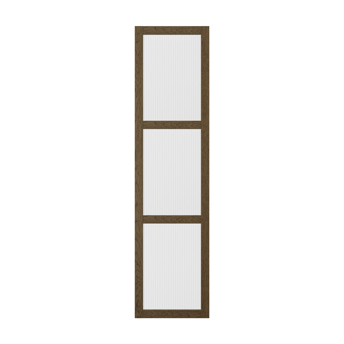 IKEA - TONSTAD Tür, braun/gebeiztes Eichenfurnier Glas 50x195 cm