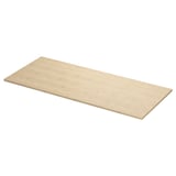 ÅLSKEN Holzregal, hellbraun, rechteckig, schlichtes Design.
