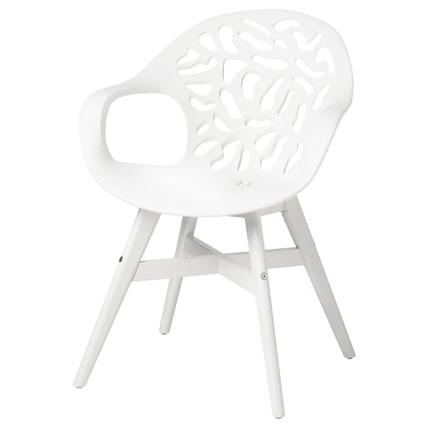 Angrim Stuhl Drinnen Draussen Weiss Gemustert Weiss Ikea Osterreich