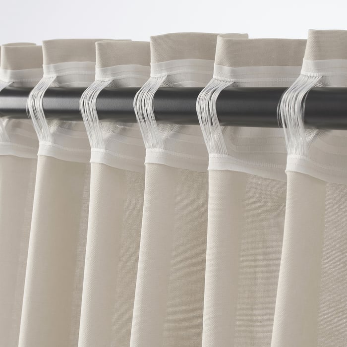 ANNALOUISA Gardinenpaar - beige - IKEA Österreich