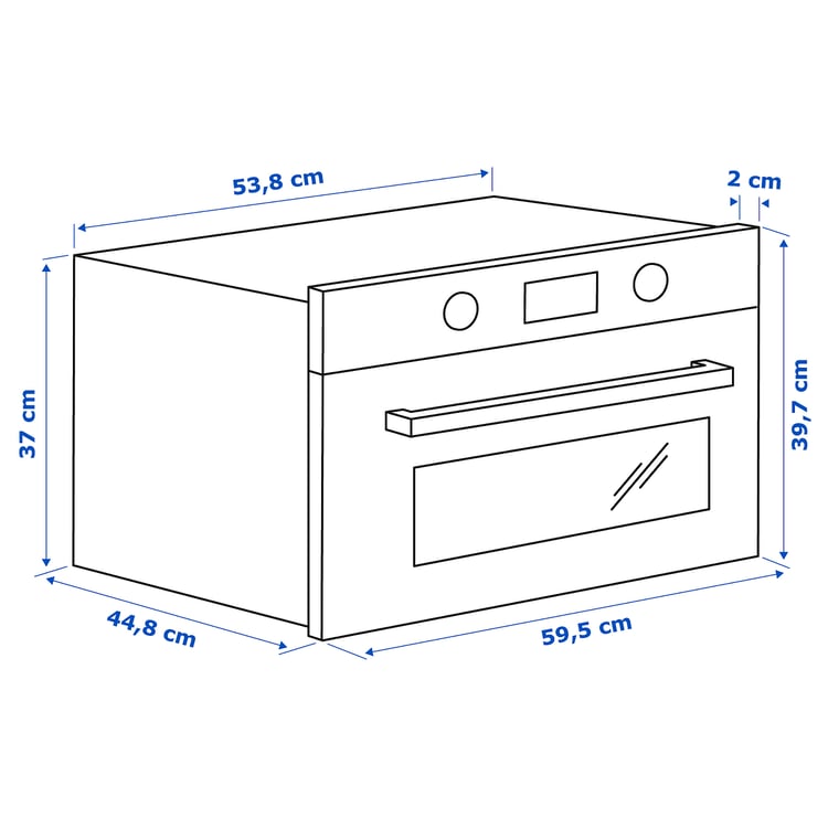 BEJUBLAD Mikrowelle, weiß - IKEA Österreich