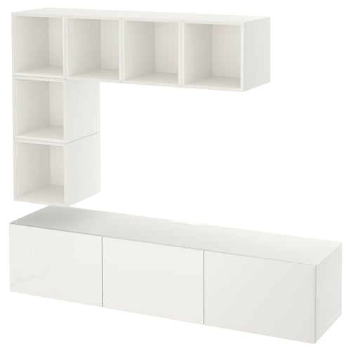 Ikea BESTÅ TV-Möbel - weiß, Regale, Schränke, modern.
