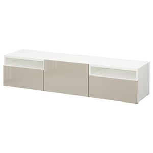Farbe: Weiß/selsviken hochglanz beige.