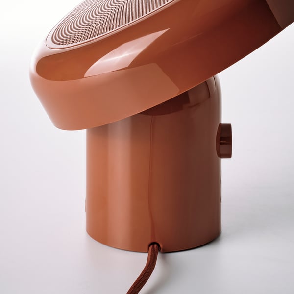 BLOMPRAKT Leuchte m Bluetooth-Lautsprecher, rot