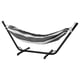 BOCKÖN / HAMNÖN Hängematte mit Gestell, schwarz/anthrazit weiß IKEA