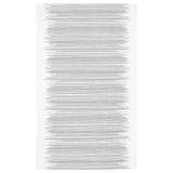 CEDERTUJA weißer Paneelvorhang. Hergestellt aus 100 % recyceltem Polyester. Vertikale Streifen, ideal für mehrschichtige Fensterlösungen.