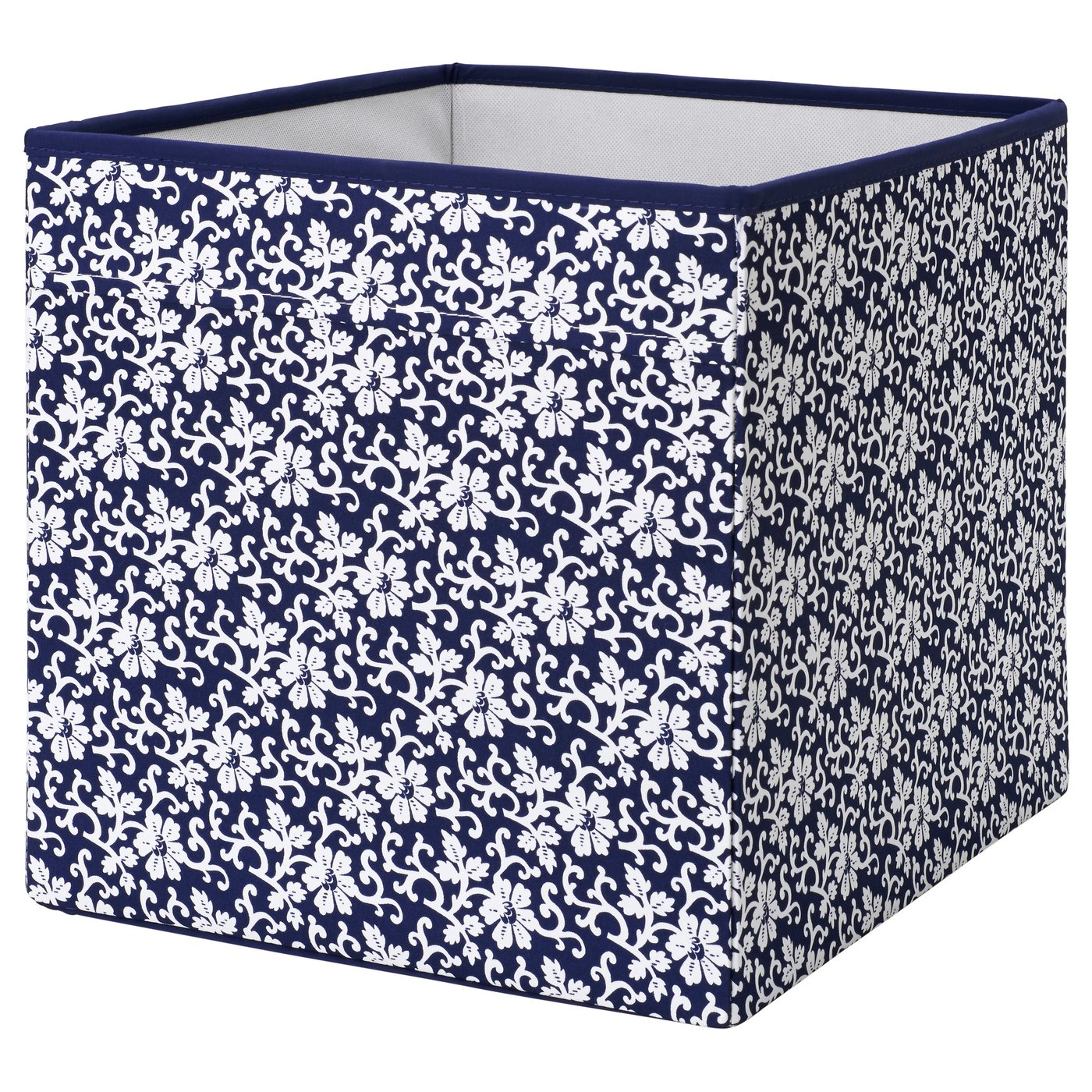 DRÖNA Fach - blau, weiß geblümt - IKEA Österreich