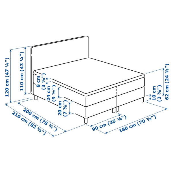 Featured image of post Boxspringbett Ikea Weiß