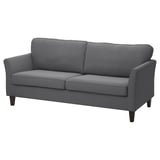 Modernes graues EKHOLMA Sofa mit weichem Stoff und Holzbeinen