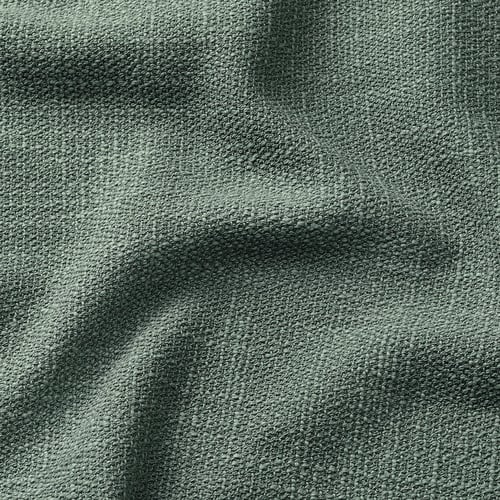 Nahaufnahme eines strukturierten, strapazierfähigen Stoffes; Weiche Mischung aus melierten Garnen, leicht zerknittert, Ton-in-Ton-Effekt.