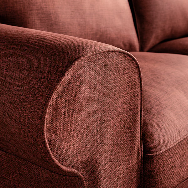 EKTORP 2er-Sofa, Kilanda braunrot