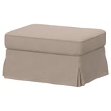 EKTORP Hocker mit Aufbewahrung, Tallmyra beige