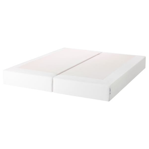 Weiße ESPEVÄR-Liegefläche mit rechteckigem Design.