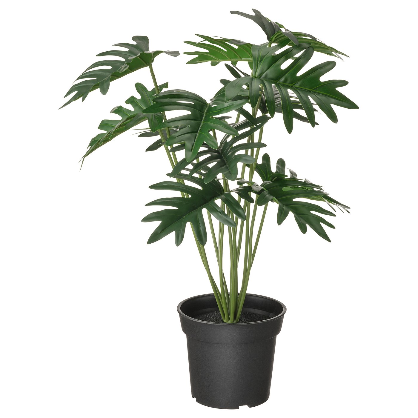 Künstliche Pampasgras-Pflanze 84 Cm – Grün-weiß, Mit Topf, Für Drinnen & Draußen