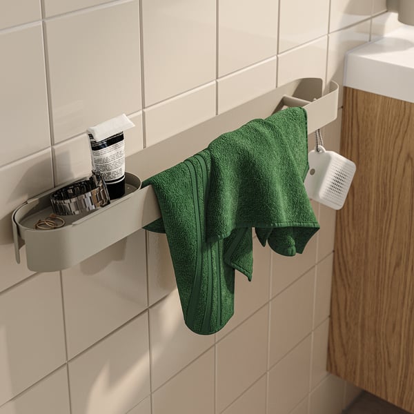 FLORSJÖN Handtuchstange, beige, 62 cm