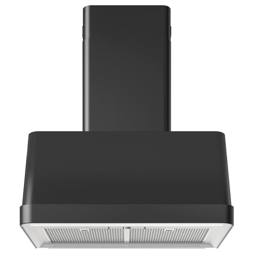 FOKUSERA Dunstabzugshaube f Wandmontage - schwarz 70 cm