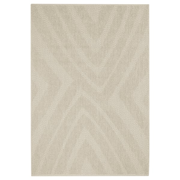 FULLMAKT Teppich, beige. Rechteckig, flach gewebt, langlebig, Polyester.