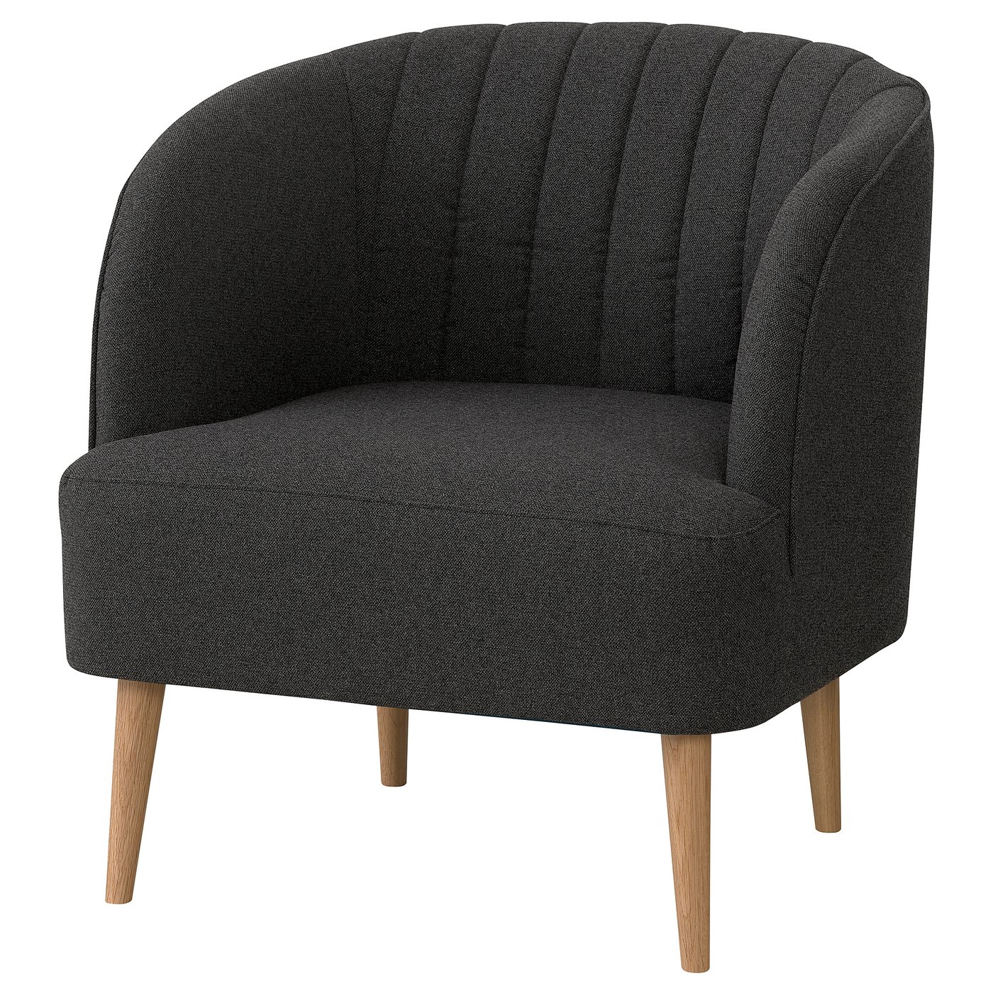FULLÖSA Sessel, dunkelgrau
