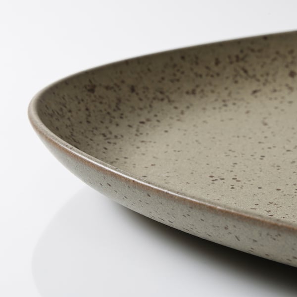 GRÅRÄV Servierplatte, grüngrau, 38 cm