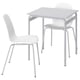 GRÅSALA / LIDÅS Tisch und 2 Stühle, grau/weiß weiß, 67 cm