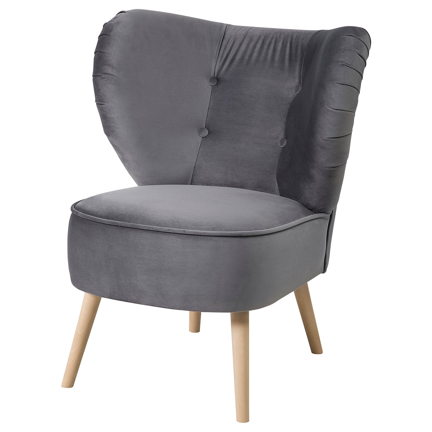 Gubbo Sessel Samt Dunkelgrau Ikea Osterreich