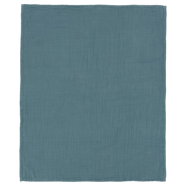 GULDVÄVARE Babydecke, blau/weiß Punkte, 80x100 cm