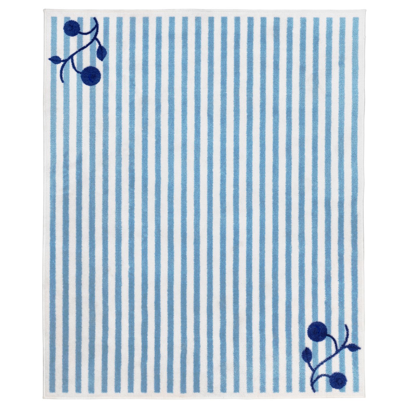 Gulsparv Teppich Gestreift Blau Weiss Ikea Osterreich