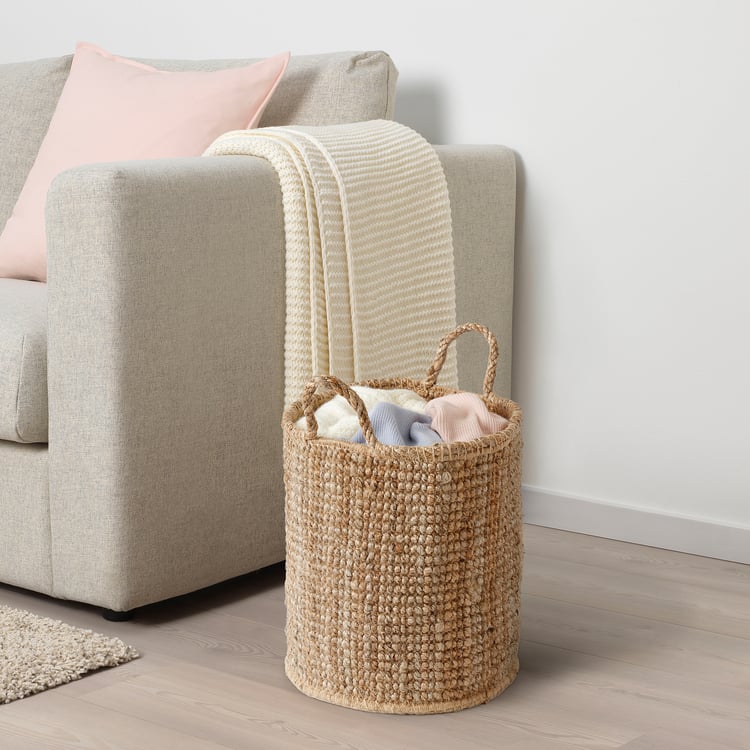 HAVREMOPPE Korb, natur, 30x35x30 cm - IKEA Österreich