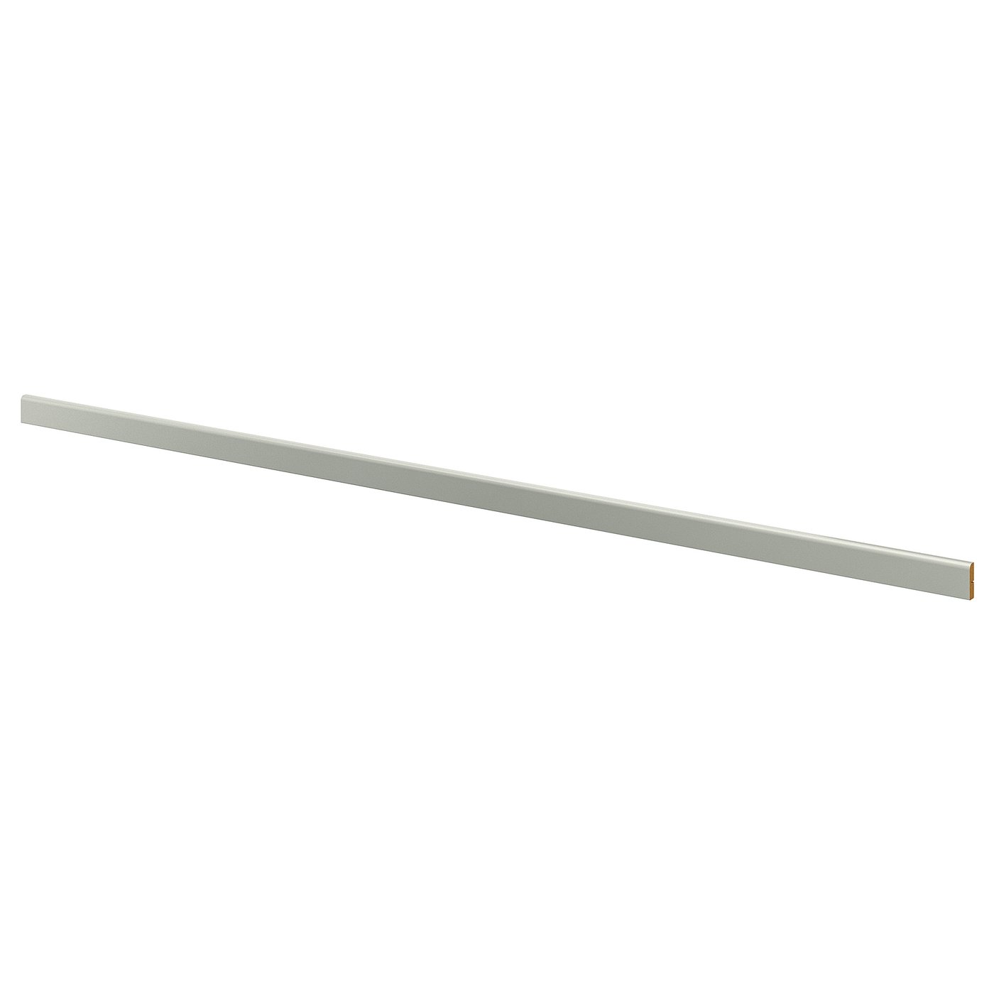 HAVSTORP Dekorleiste, abgerundet - hellgrau 221 cm