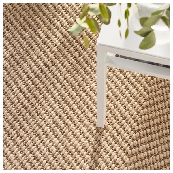Hellested Teppich Flach Gewebt Natur Braun Ikea Osterreich