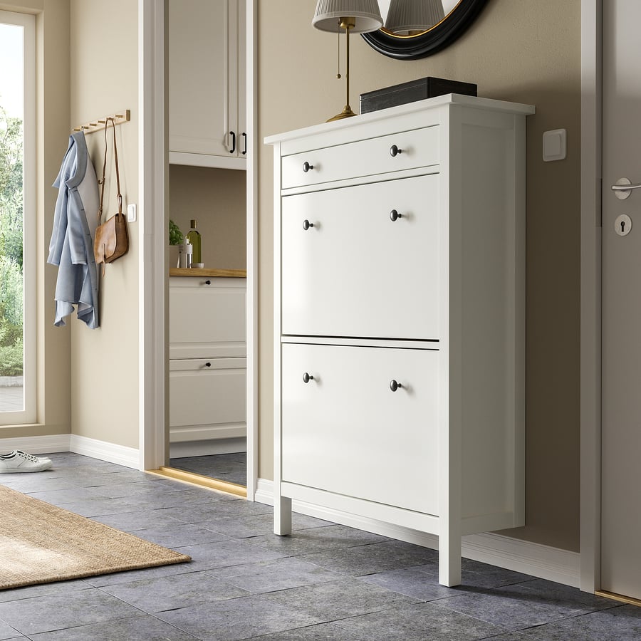 Ikea Schuhschrank Weiss Hochglanz