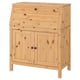 HEMNES Sekretär, hellbraun, 89x108 cm