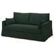 Option: Grünes HYLTARP-Sofa, modernes Design, gepolstert mit atmungsaktivem Stoff, mit einem bequemen, einladenden Look.