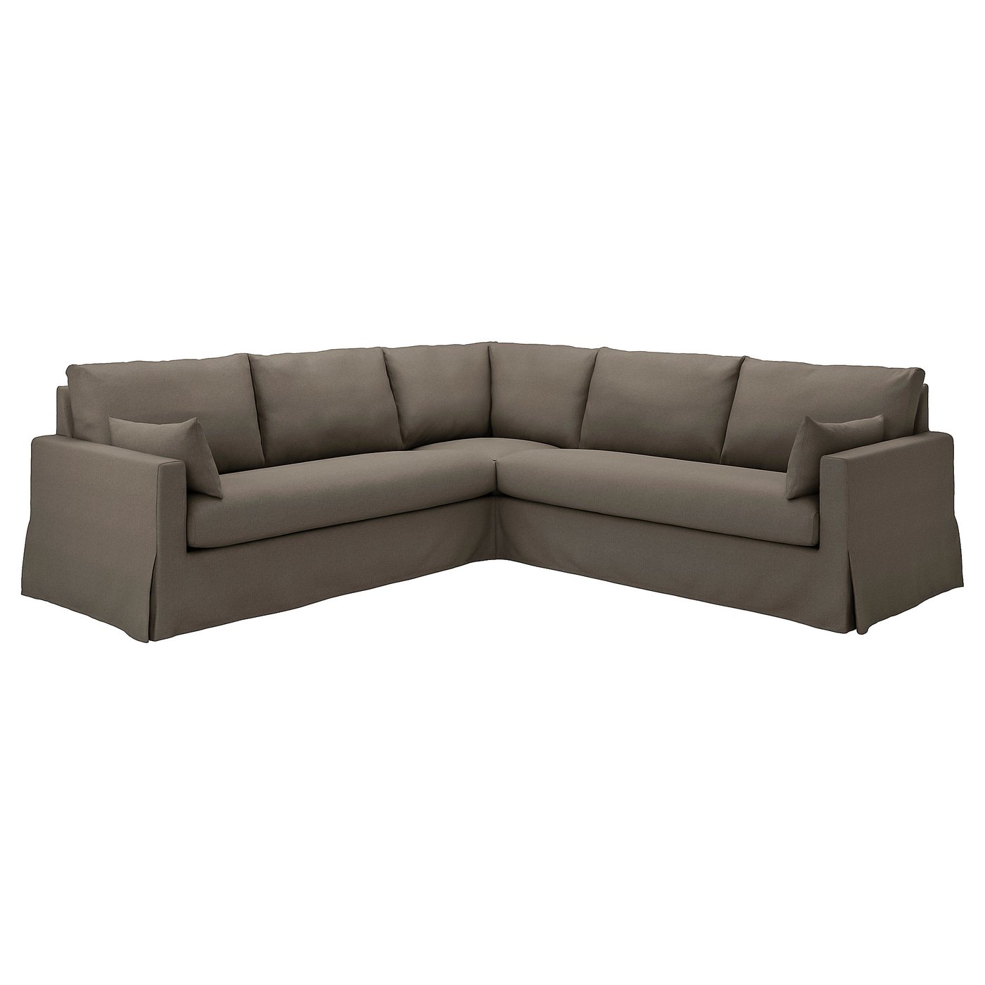 HYLTARP Ecksofa 4-sitzig, Gransel graubraun - IKEA Österreich