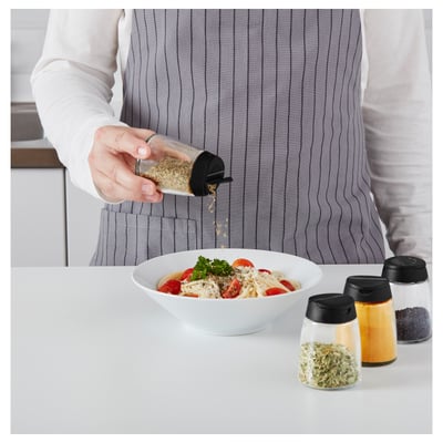 IKEA 365+ IHÄRDIG Gewürzglas, Glas/schwarz, 15 cl - IKEA Österreich