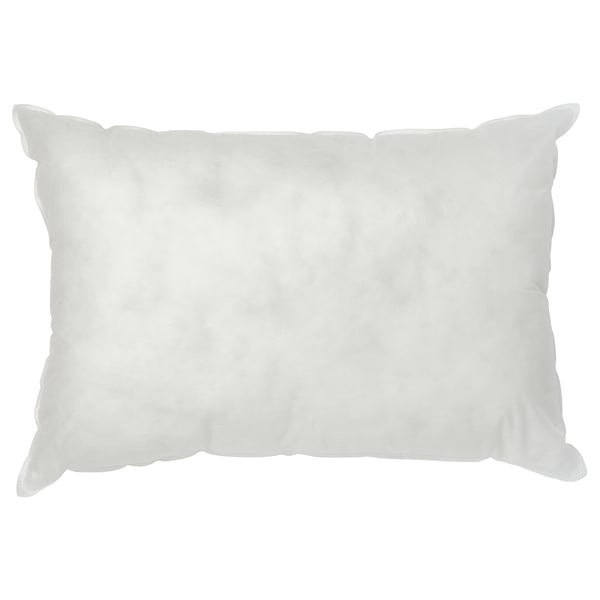 Leerer weißer Kissenbezug.