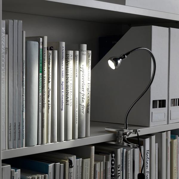 jansjo wand klemmspot led silberfarben ikea osterreich