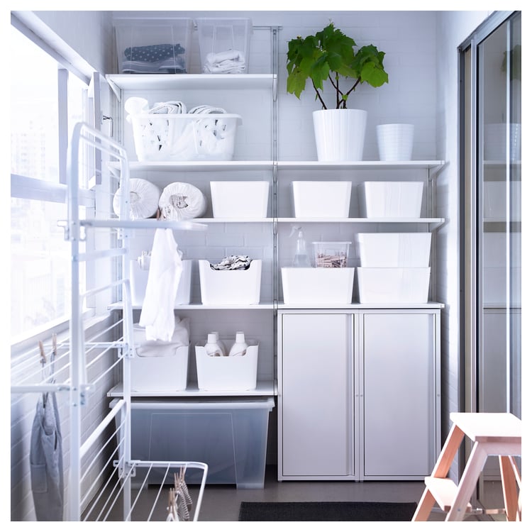 JOSEF Schrank drinnen/draußen, weiß, 40x35x86 cm - IKEA Österreich