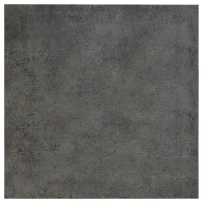 KALHYTTAN Schrankfront aus dunkelgrauem Laminat in strukturierter Betonoptik. Seine quadratische Form mit glatter, praktischer und langlebiger Oberfläche.