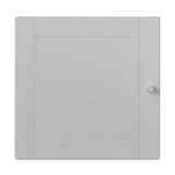 Minimalistische Türeinheit: einfaches, schlankes Design. Ideal für die organisierte Aufbewahrung.